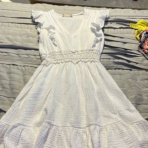 Altard State White Dress V-Neck